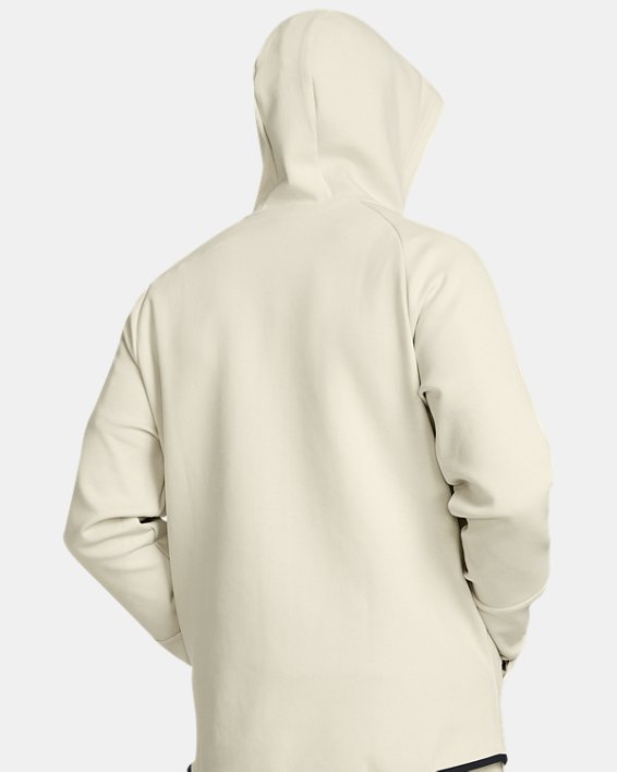 Veste entièrement zippée UA Unstoppable Fleece pour homme, Brown, pdpMainDesktop image number 1